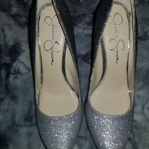 Jessica Simpson Silver Ombre Pumps